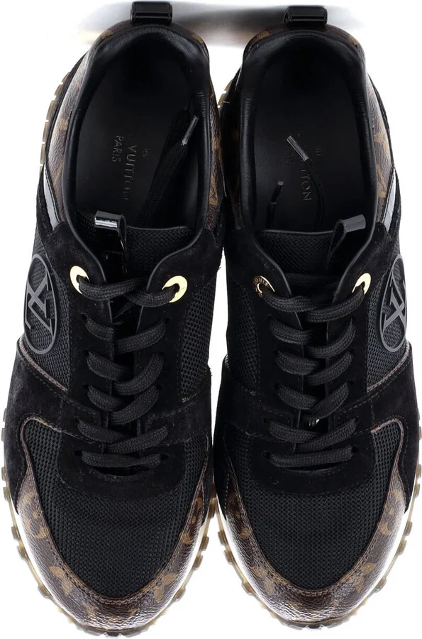 Louis Vuitton Women's Run Away Sneakers Mesh with Monogram Canvas and Suede - Image 2