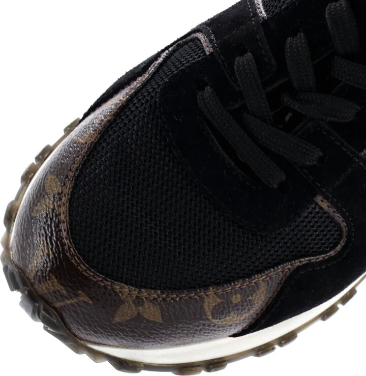 Louis Vuitton Women's Run Away Sneakers Mesh with Monogram Canvas and Suede - Image 5