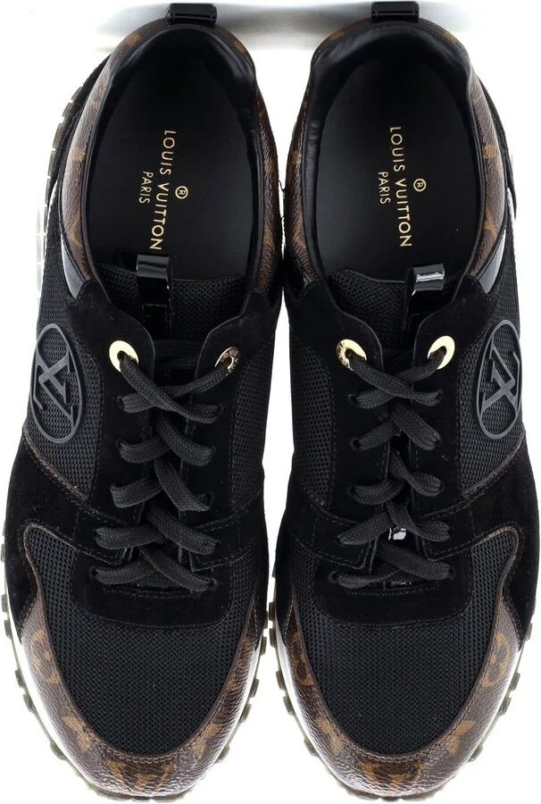 Louis Vuitton Women's Run Away Sneakers Mesh with Monogram Canvas and Suede - Image 2