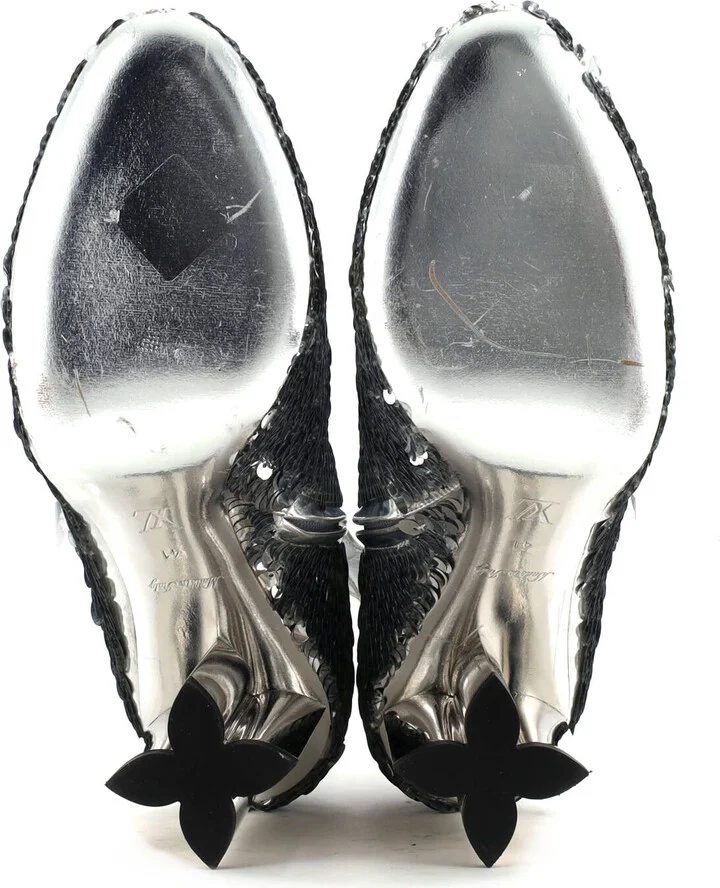 Louis Vuitton Women's Silhouette Ankle Boots Sequins - Image 4