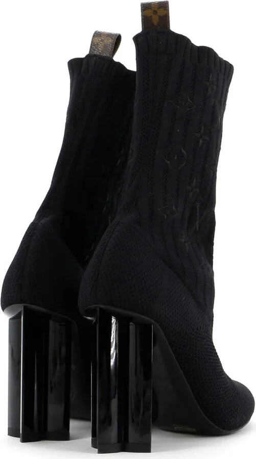 Louis Vuitton Women's Silhouette Ankle Boots Stretch Fabric - Image 3