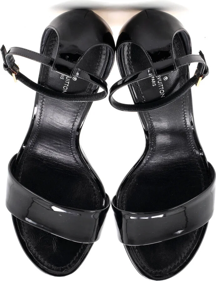Louis Vuitton Women's Silhouette Heeled Sandals Patent - Image 2