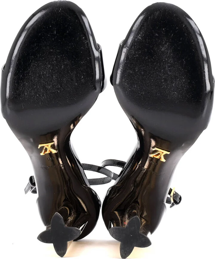 Louis Vuitton Women's Silhouette Heeled Sandals Patent - Image 4