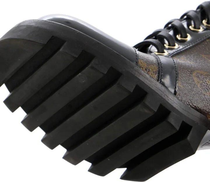 Louis Vuitton Women's Star Trail Ankle Boots Monogram Canvas with Patent - Image 6