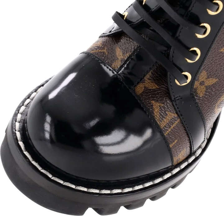Louis Vuitton Women's Star Trail Ankle Boots Monogram Canvas with Patent - Image 5