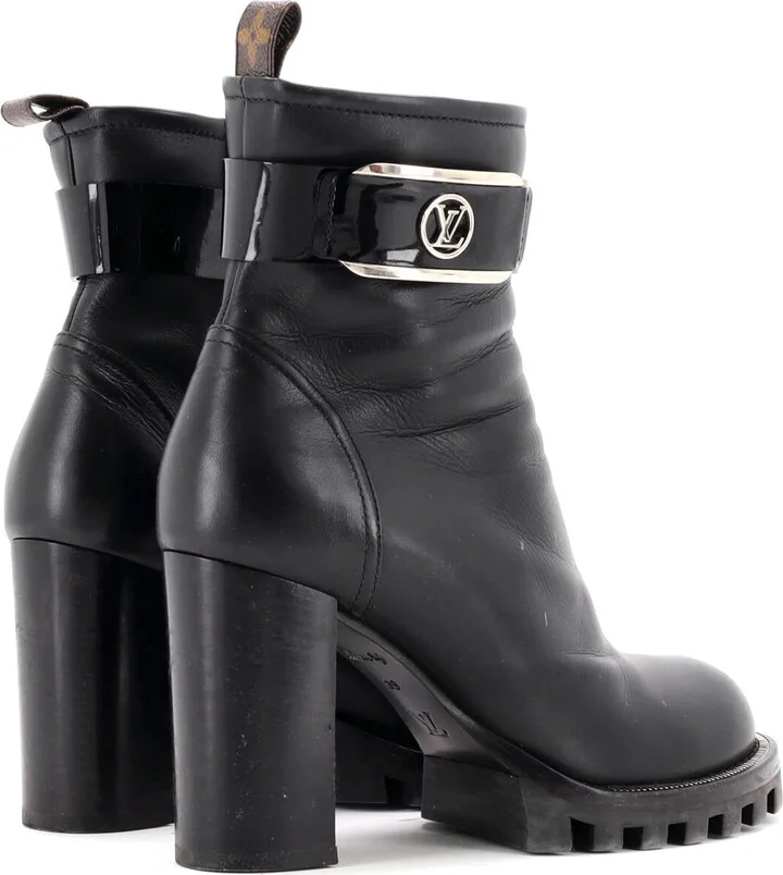 Louis Vuitton Women's Star Trail Buckle Ankle Boots Leather - Image 3
