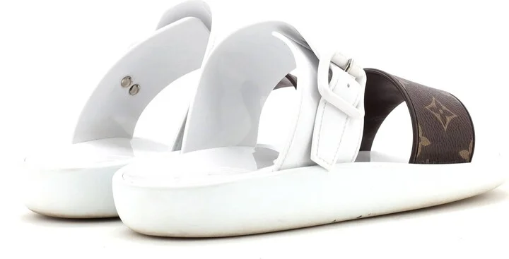 Louis Vuitton Women's Sunbath Flat Mule Sandals Monogram Canvas and Rubber - Image 3