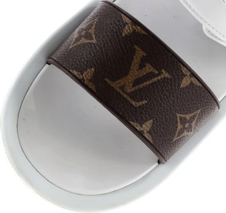 Louis Vuitton Women's Sunbath Flat Mule Sandals Monogram Canvas and Rubber - Image 5