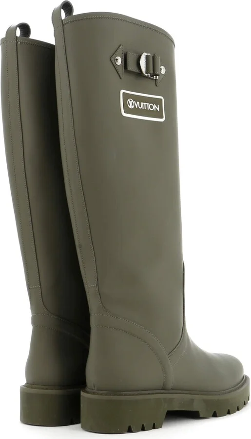 Louis Vuitton Women's Territory Flat Ranger High Boots Leather - Image 3
