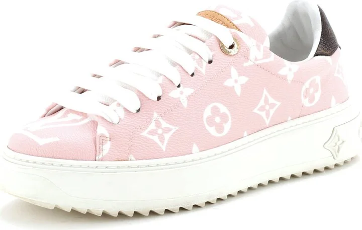Louis Vuitton Women's Time Out Sneakers Limited Edition Colored Monogram Giant