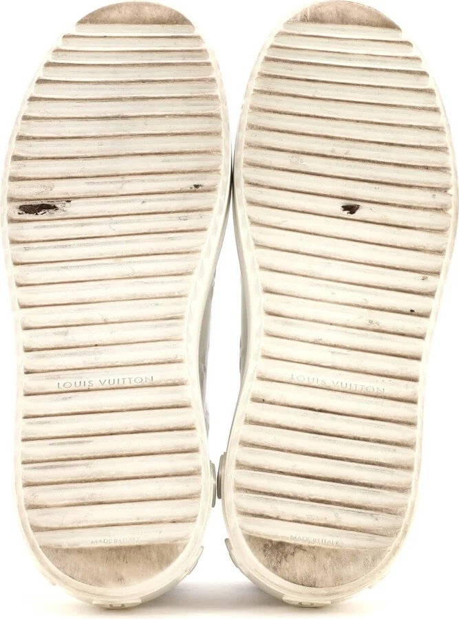 Louis Vuitton Women's Time Out Sneakers Monogram Embossed Leather - Image 4