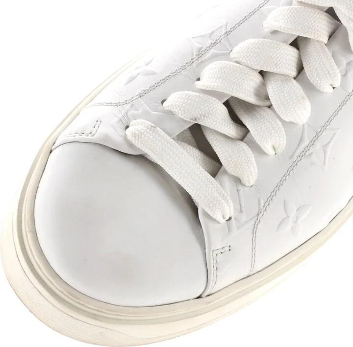 Louis Vuitton Women's Time Out Sneakers Monogram Embossed Leather - Image 5