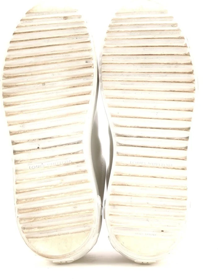 Louis Vuitton Women's Time Out Sneakers Wild at Heart Monogram Print Leather - Image 4