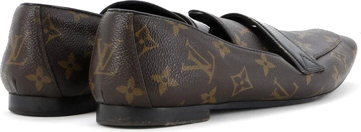 Louis Vuitton Women's Upper Case Flat Loafers Monogram Canvas - Image 3