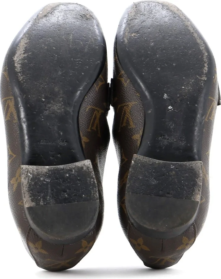 Louis Vuitton Women's Upper Case Flat Loafers Monogram Canvas - Image 4