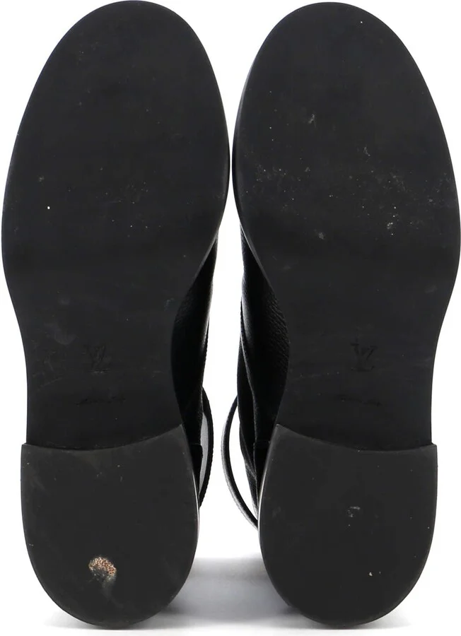 Louis Vuitton Women's Wonderland Flat Ranger Boots Monogram Canvas and Leather - Image 4