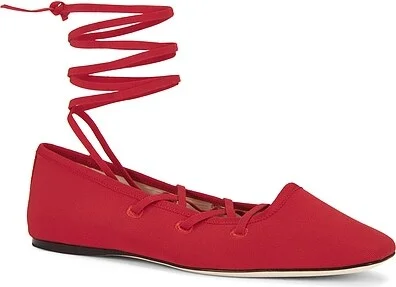 Louisa Lace Up Ballet Flat - Image 2