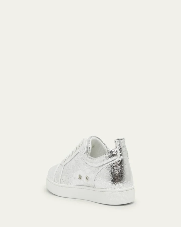 Louise Orlato Metallic Red Sole Sneakers - Image 2