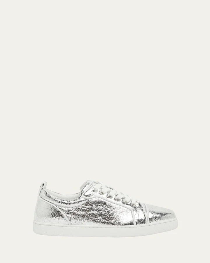 Louise Orlato Metallic Red Sole Sneakers
