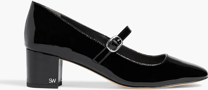Louise patent-leather Mary Jane pumps