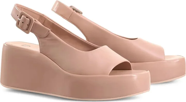 Loulou platform square-toe sandals - Image 2