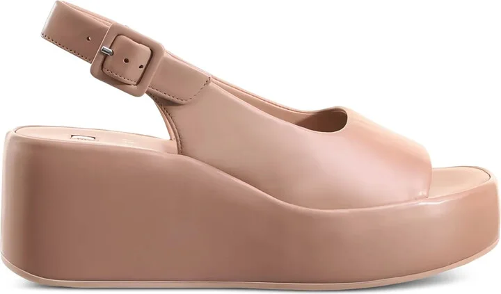 Loulou platform square-toe sandals