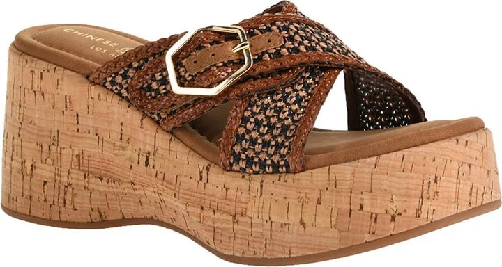 Loulou Platform Wedge Slide Sandal
