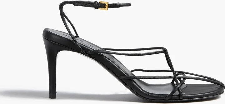 Loulou Sandal in Black Leather