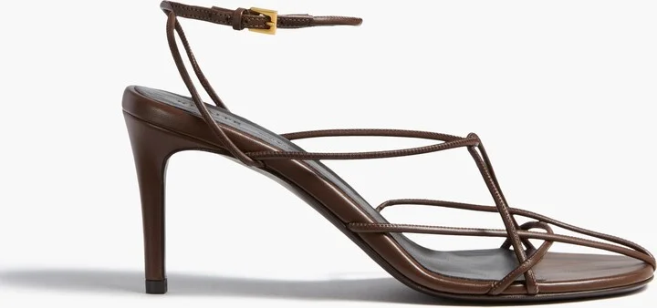 Loulou Sandal in Cigar Leather