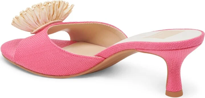 Lourde Floral Kitten Heel Sandal - Image 2