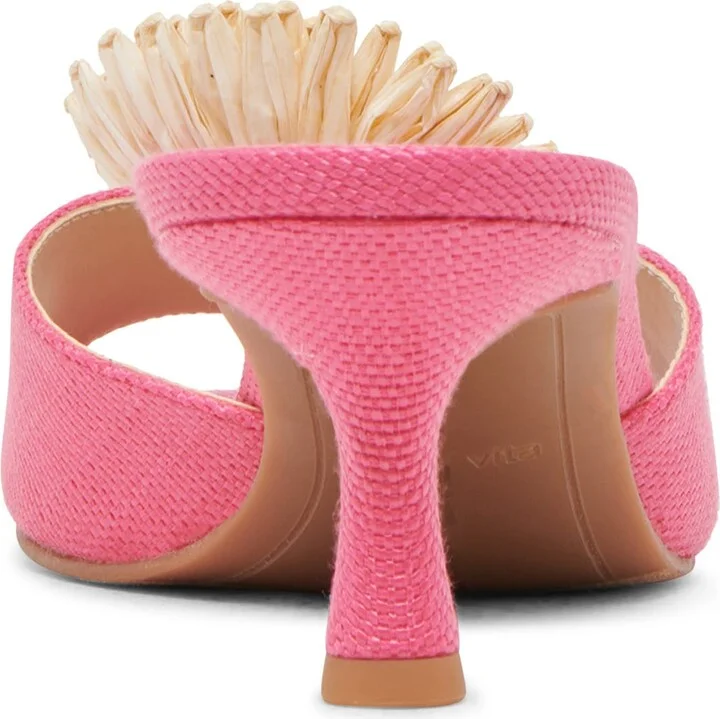 Lourde Floral Kitten Heel Sandal - Image 4