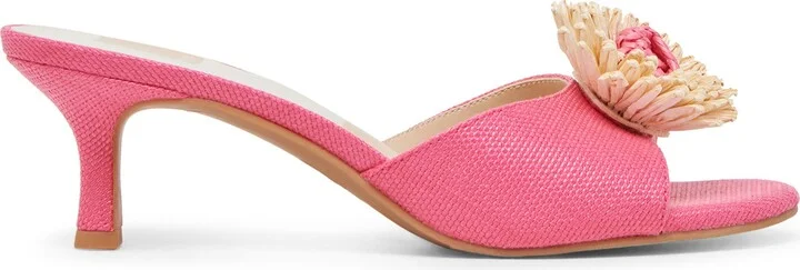 Lourde Floral Kitten Heel Sandal - Image 5
