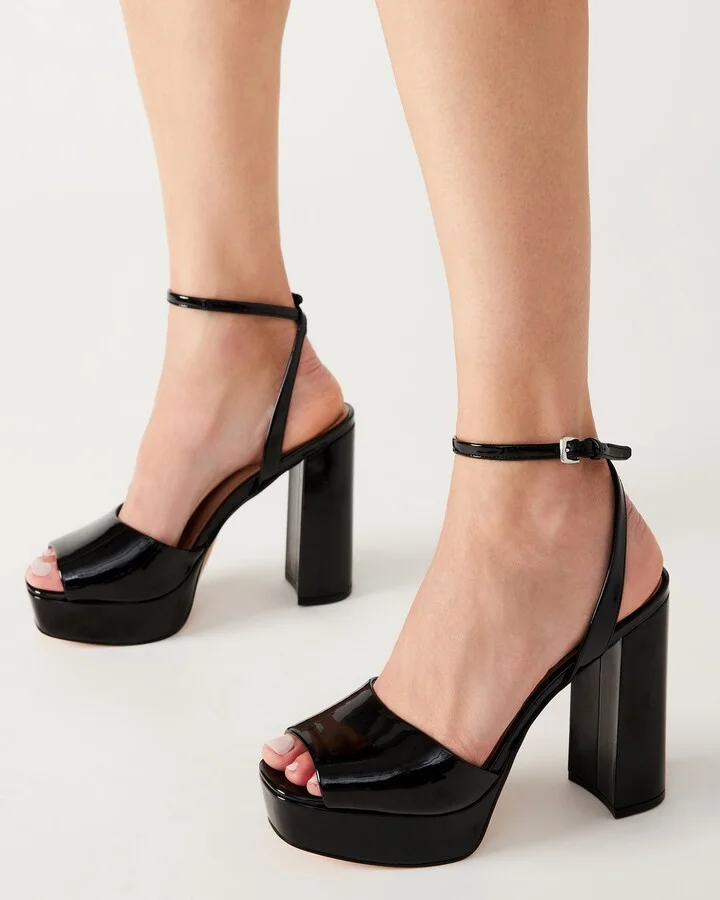 Lourdes Black Patent - Image 2