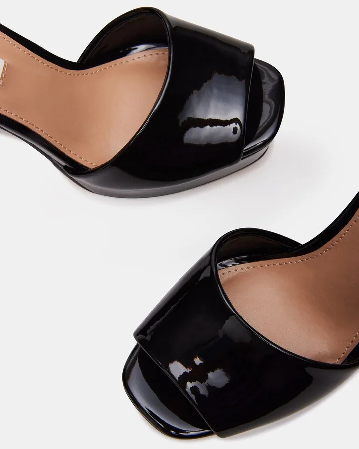 Lourdes Black Patent - Image 4