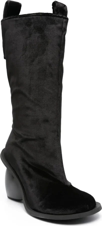 Love 115mm velvet mid-calf boots - Image 2