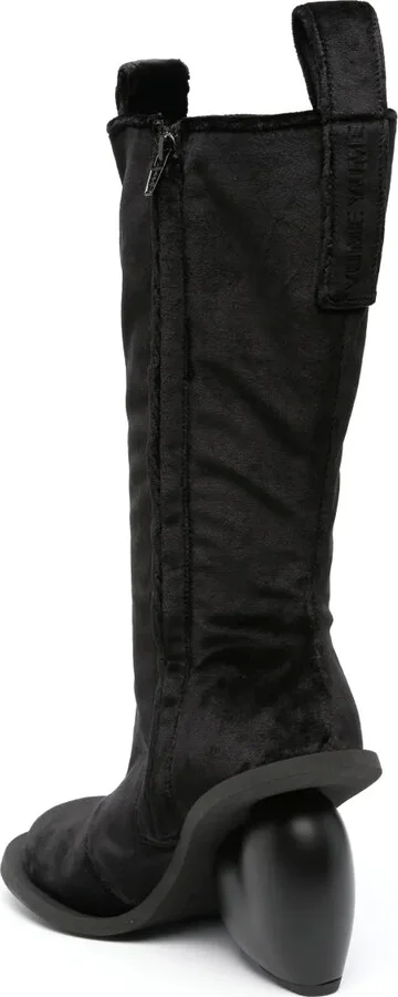 Love 115mm velvet mid-calf boots - Image 3