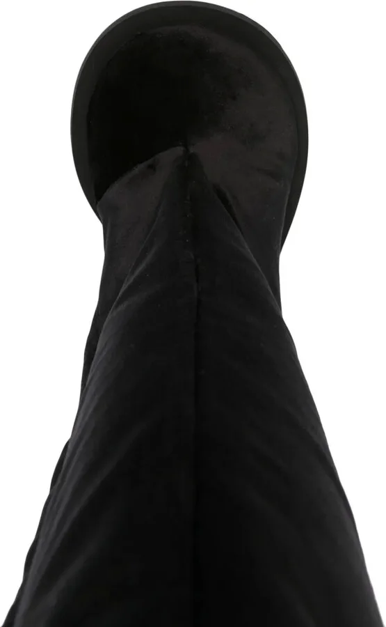 Love 115mm velvet mid-calf boots - Image 4
