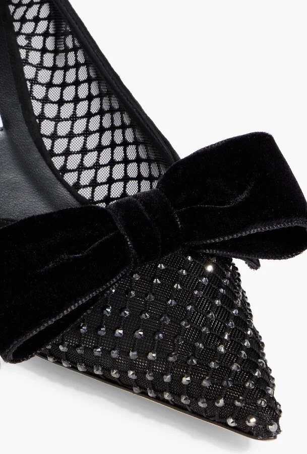 Love 65 crystal-embellished mesh pumps - Image 4