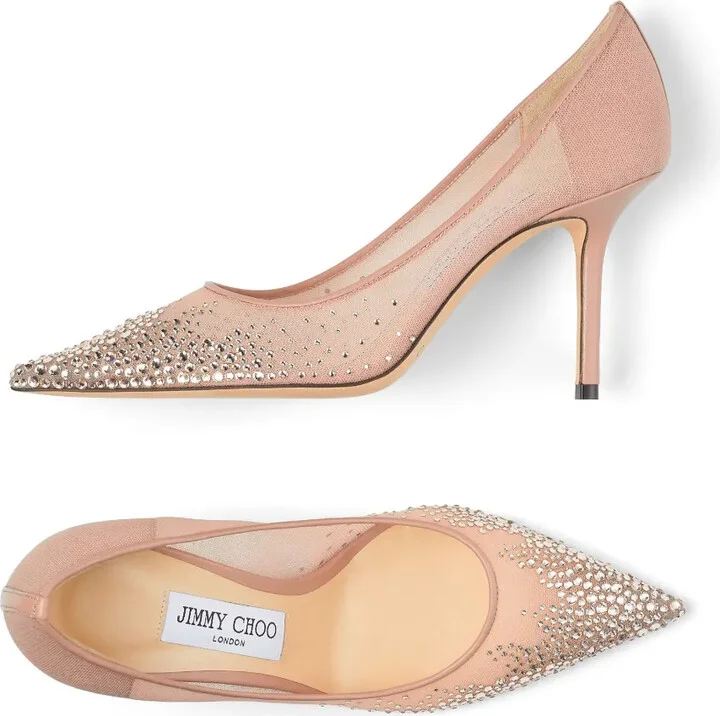 Love 85mm crystal-embellished pumps - Image 4