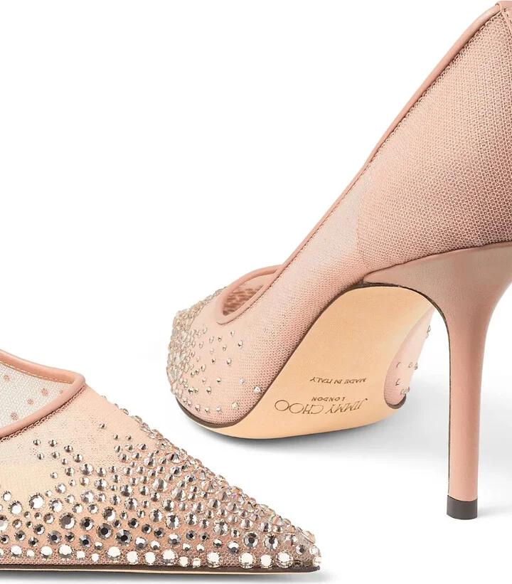 Love 85mm crystal-embellished pumps - Image 5