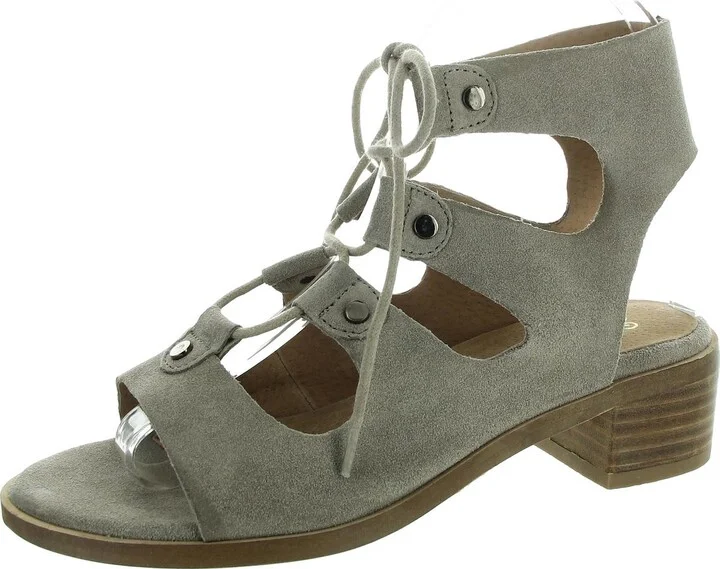 Love Affair Womens Strappy Suede Heels