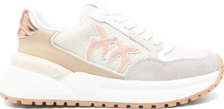Love Birds-appliqué sneakers