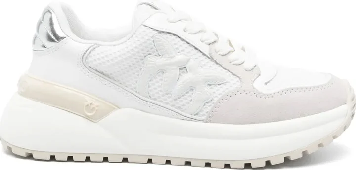Love Birds-appliqué sneakers