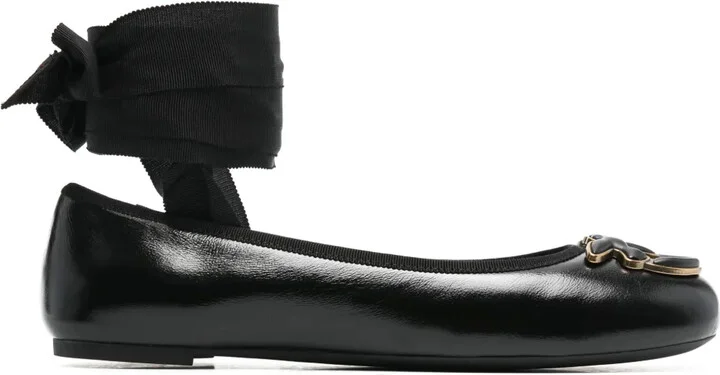 Love Birds ballerina shoes