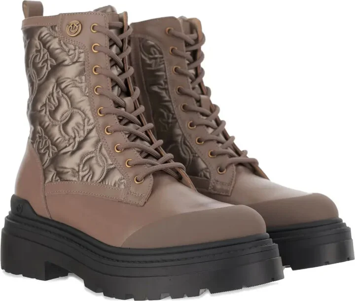 Love Birds-detail lace-up boots - Image 2