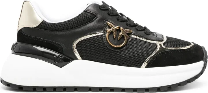 Love Birds leather sneakers