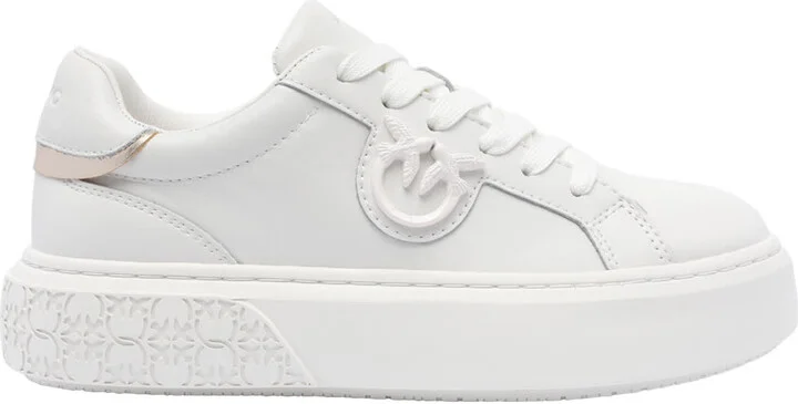 Love Birds Logo Flatform Sneakers