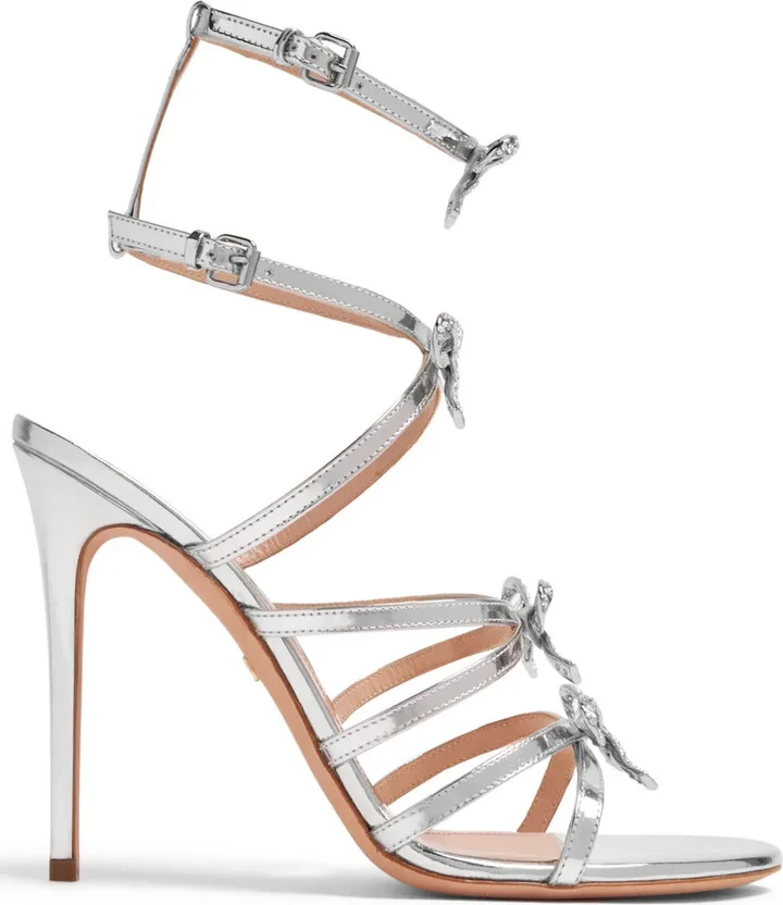 Love Bow 105mm leather sandals