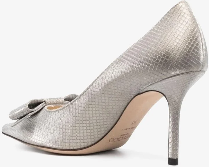 Love Bow 85 Metallic Pumps - Image 2