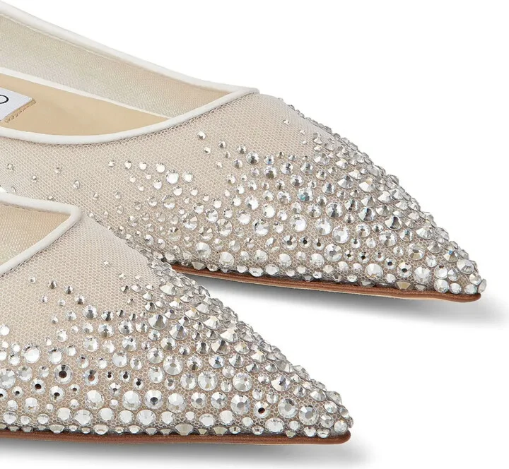 Love crystal-embellished ballerinas - Image 4